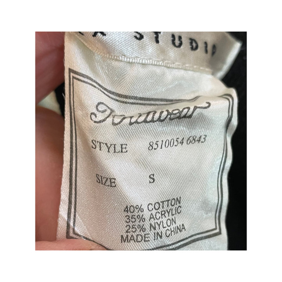 Max Studio Womens Tank Dress Black Sleeveless Square Neck Fit Stretch S - Picture 6 of 7